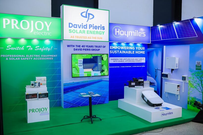David Pieris Renewable Energy launches PROJOY electrical solutions and Hoymiles solar systems