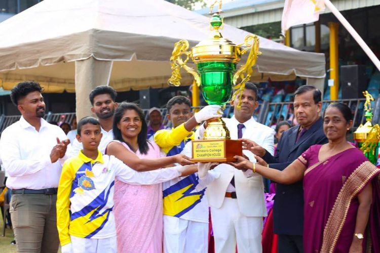 Minasro College wins Peoples Excellency Award and hosts grand sports meet at Sugathadasa national stadium
