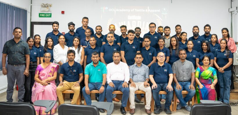 OCL Academy of Textile and Apparel වෙතින් TVEC අනුමත සහතික පාඨමාලාවක්