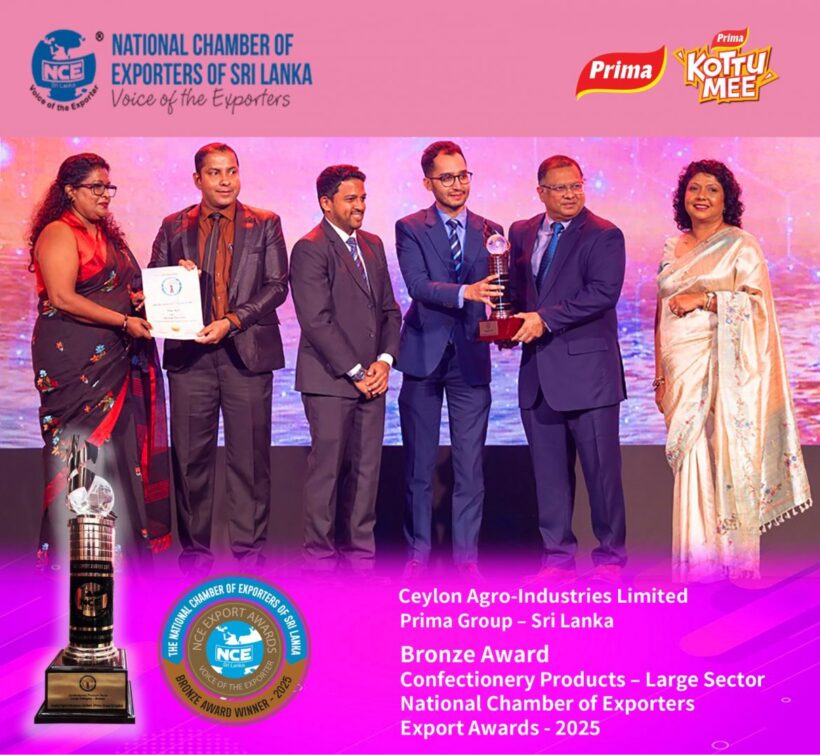 National Export Awards Honours Ceylon Agro Industries for Export Excellence