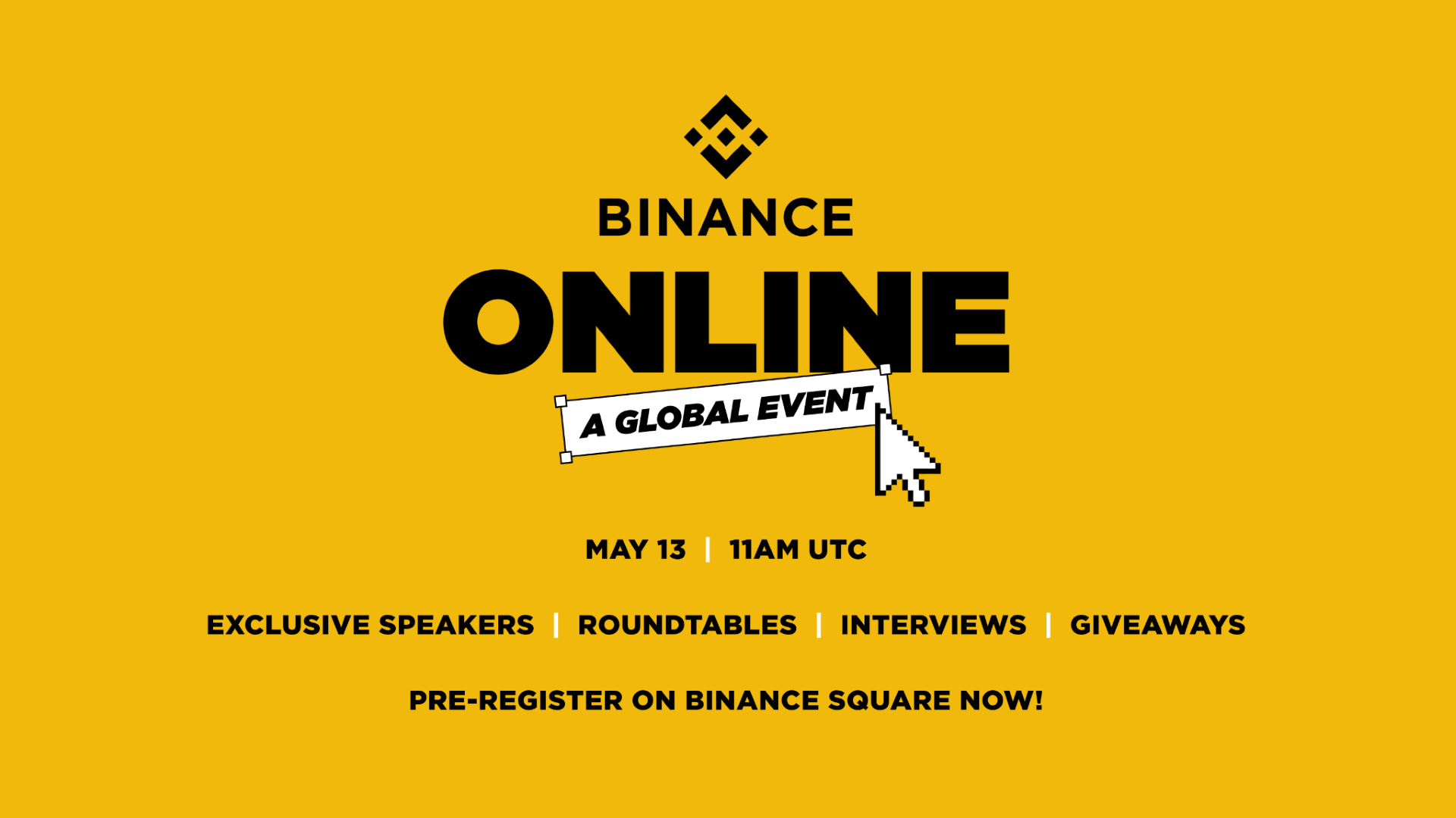 Binance Announces ‘Binance Online’ on May 13, Featuring Leading Voices Across Crypto, Finance, and Technology