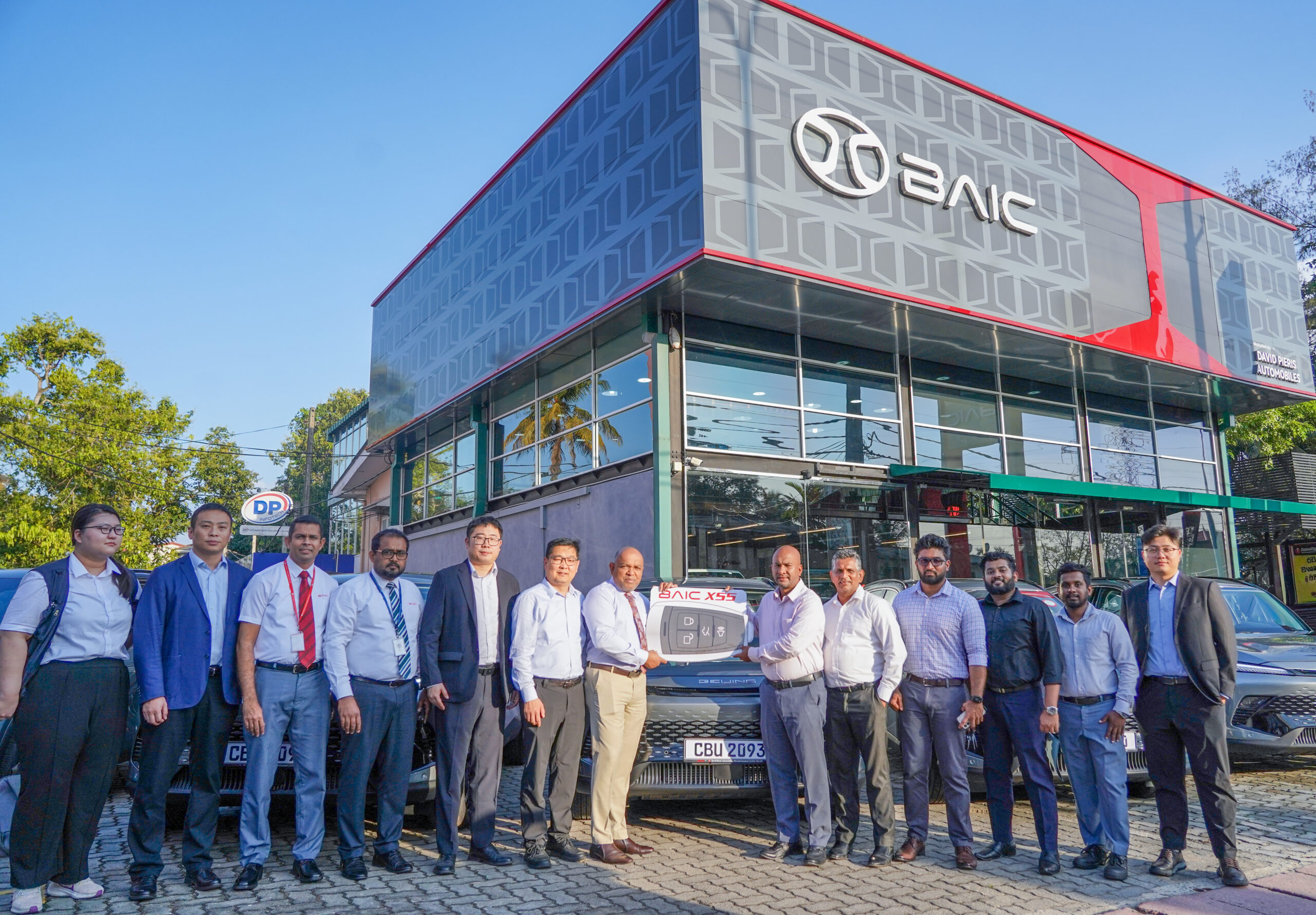 David Pieris Automobiles delivers BAIC X55 fleet to Chevron Lubricants Lanka
