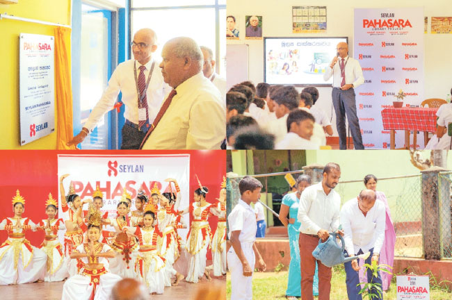 Seylan Bank opens ‘Pahasara’ Library at A/Buddhangala Central College
