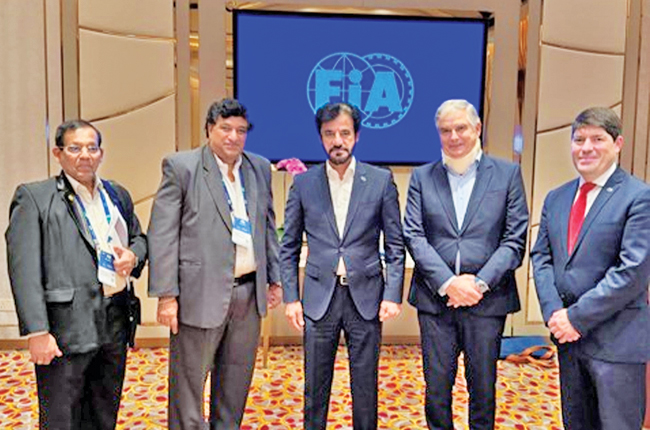 AA representative at FIA Extra Ordinary General Assembly in Macau