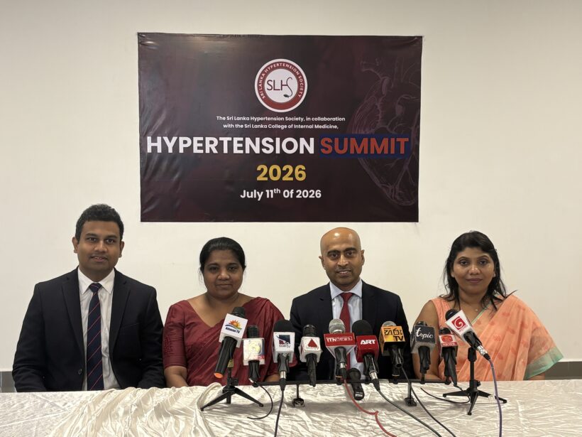 ‘இரத்த அழுத்த மாநாடு 2026’ இனை அறிவித்த இலங்கை இரத்த அழுத்த சங்கம்