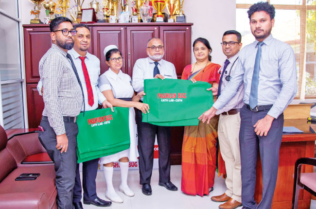 Fashion Bug donates angiogram cover to Colombo South Teaching Hospital Kalubowila