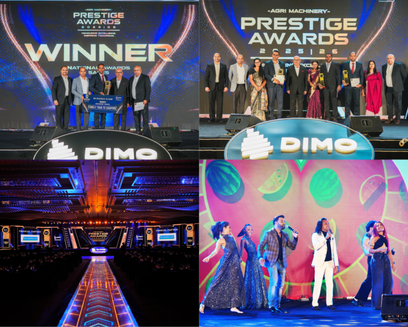 DIMO Agri Machinery Prestige Awards 2025/26 சிறந்த விநியோகஸ்தர் கௌரவிப்பு