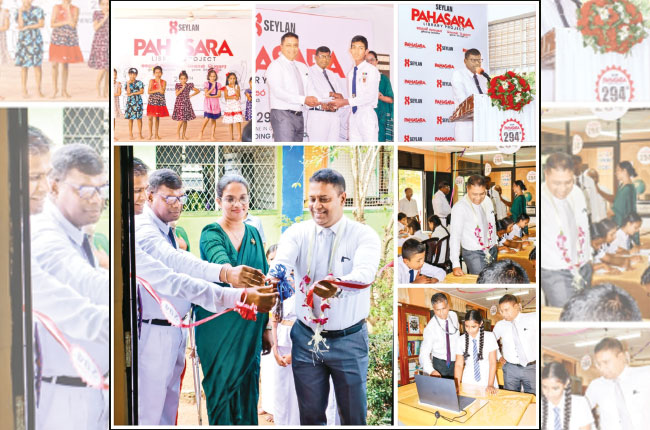 Seylan Bank opens 294th ‘Pahasara’ Library Galgamuwa Maha Vidyalaya