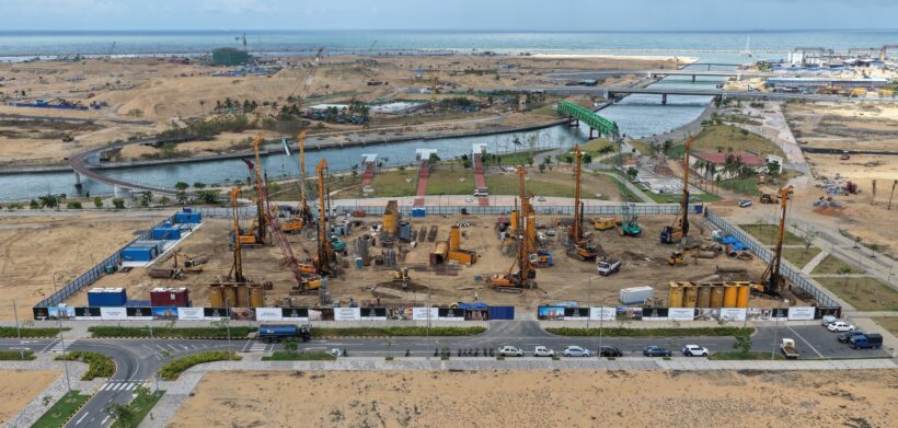 Home Lands Completes 60% Piling Work of ‘Central Park Boulevard Port City Colombo’ in Record Time