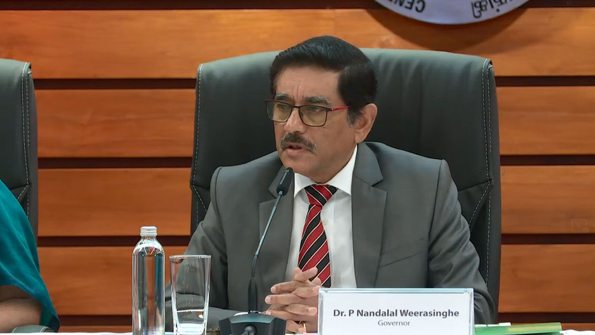 Sri Lanka CenBank chief says reserve building is done carefully without pressurizing rupee
