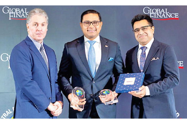 ComBank receives 24th Best Bank in Sri Lanka award from Global Finance