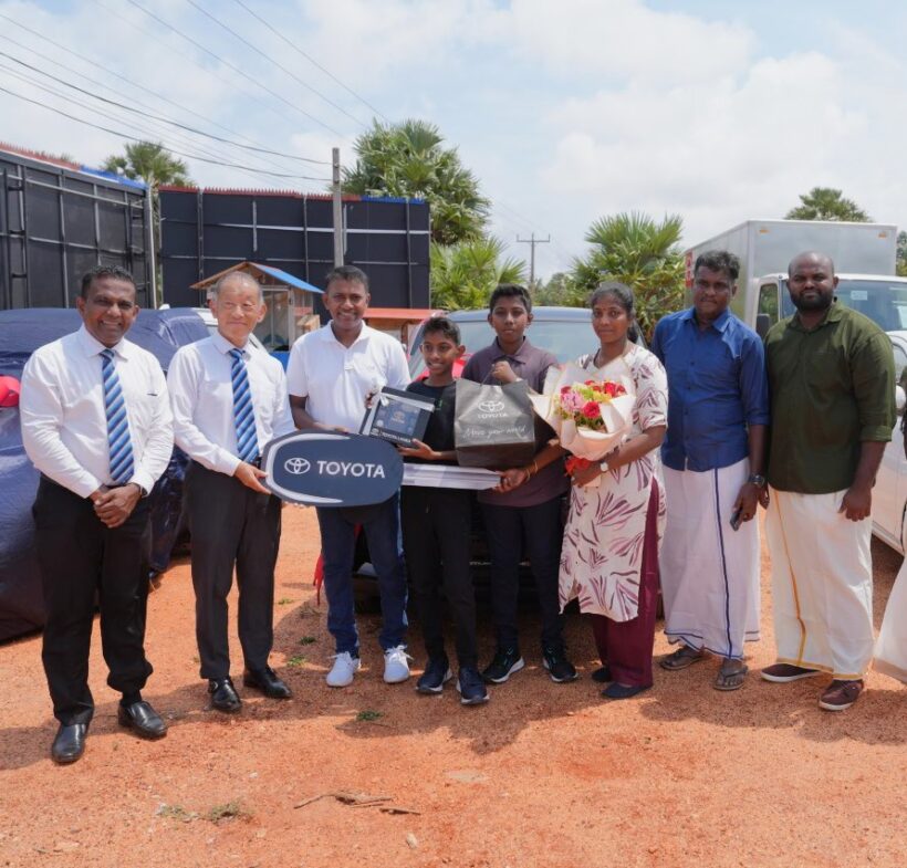 ටොයොටා ලංකා සමාගම උතුරේ ගමනාගමන පහසුකම් ඉහළ නංවමින් ශක්තිමත් අනාගතයකට මඟ පාදයි